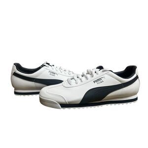 Puma Roma Basic White Leather Lifestyle Shoes Men Size 13 New